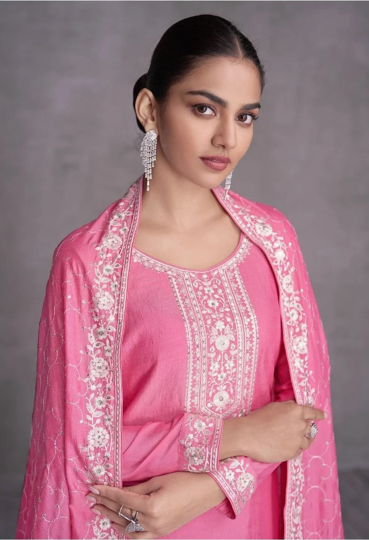 Pink Punjabi Suit, new style of punjabi suits
