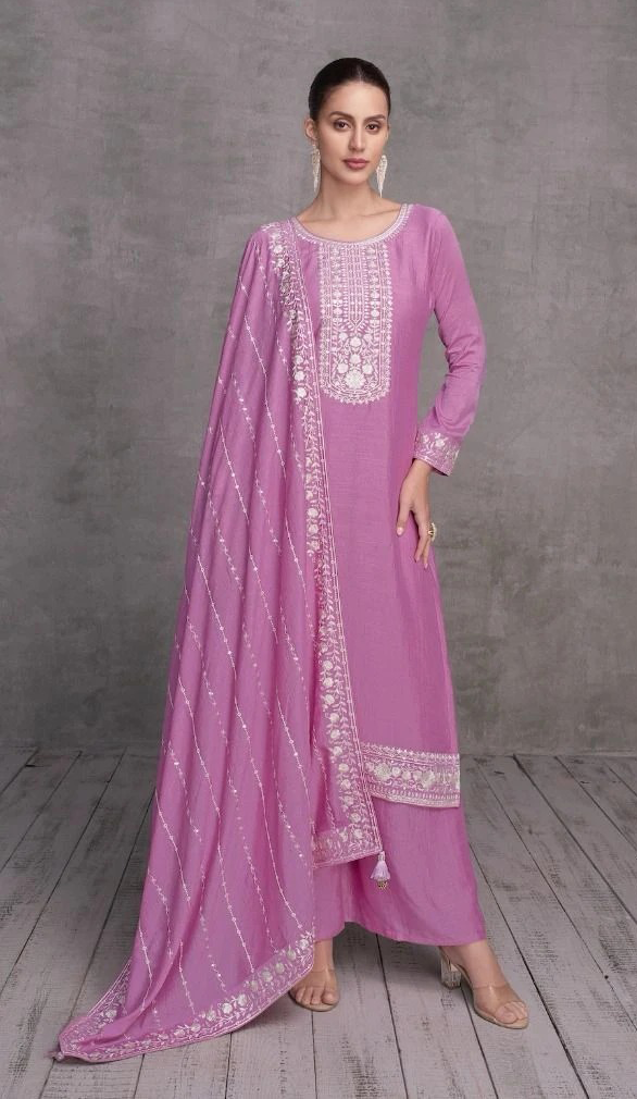 buy punjabi suits online, Violet Punjabi Suit